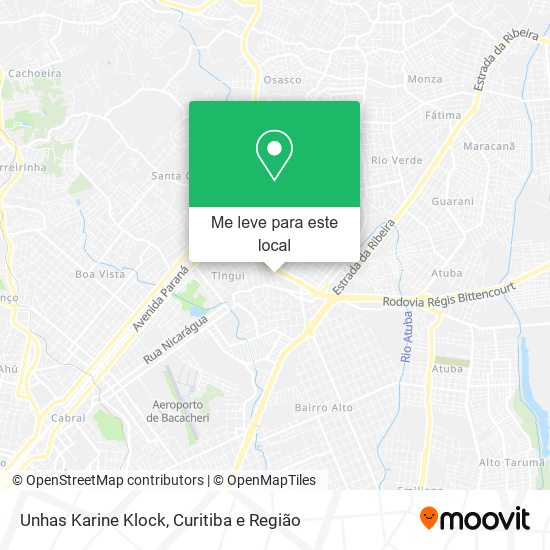 Unhas Karine Klock mapa
