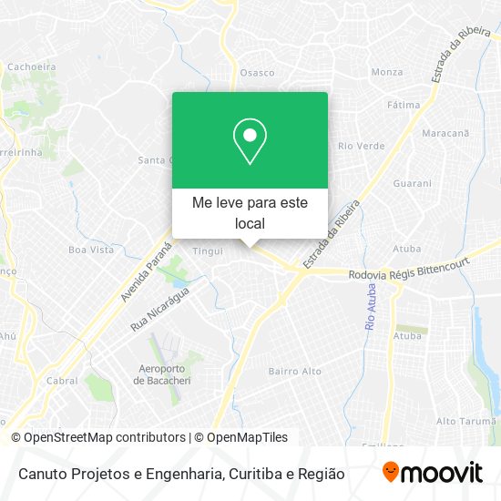 Canuto Projetos e Engenharia mapa