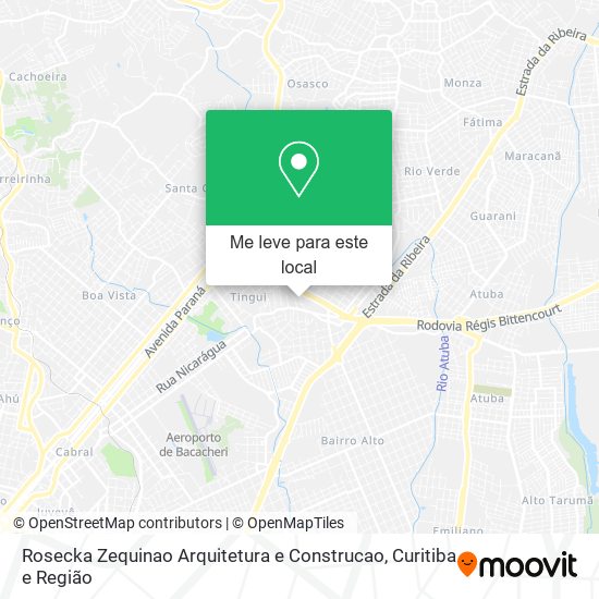 Rosecka Zequinao Arquitetura e Construcao mapa