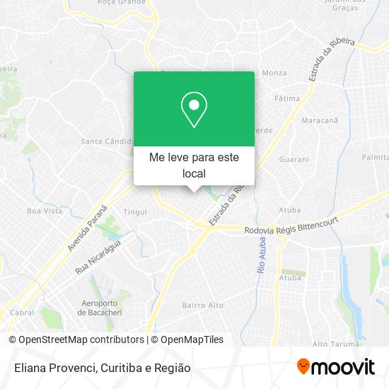 Eliana Provenci mapa
