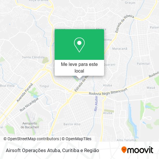 Airsoft Operações Atuba mapa