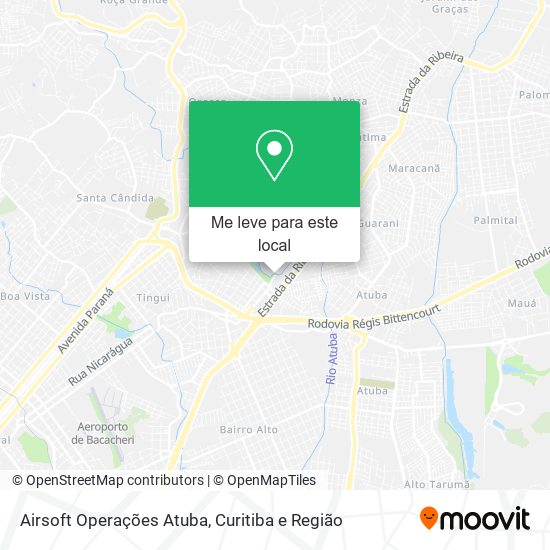 Airsoft Operações Atuba mapa