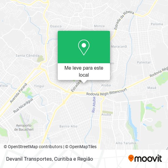 Devanil Transportes mapa