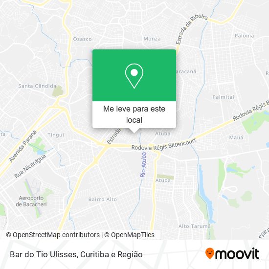 Bar do Tio Ulisses mapa