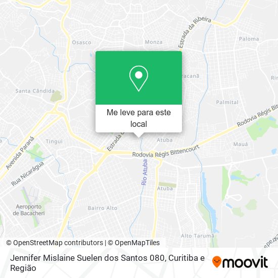 Jennifer Mislaine Suelen dos Santos 080 mapa