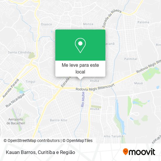 Kauan Barros mapa