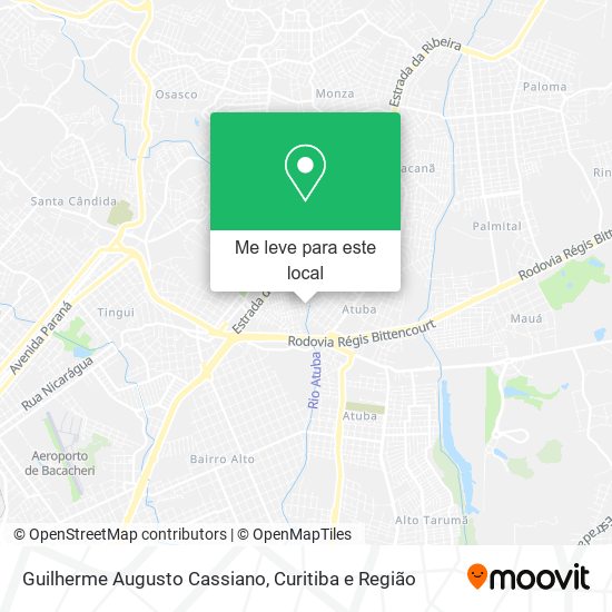Guilherme Augusto Cassiano mapa