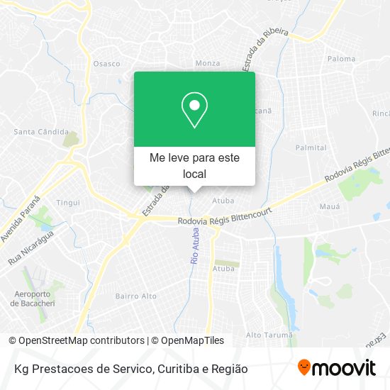 Kg Prestacoes de Servico mapa