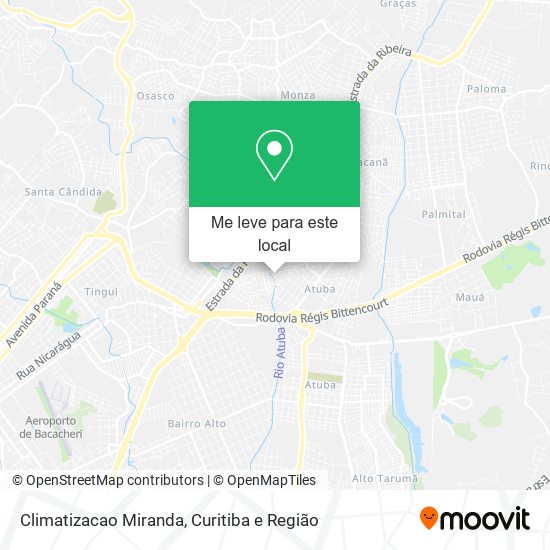 Climatizacao Miranda mapa