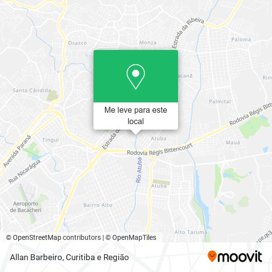 Allan Barbeiro mapa