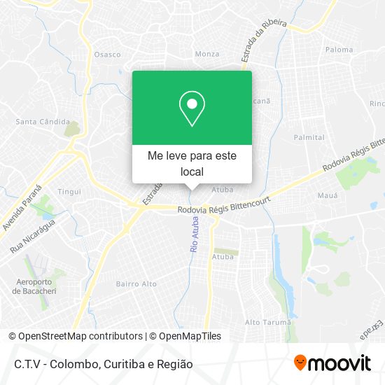 C.T.V - Colombo mapa