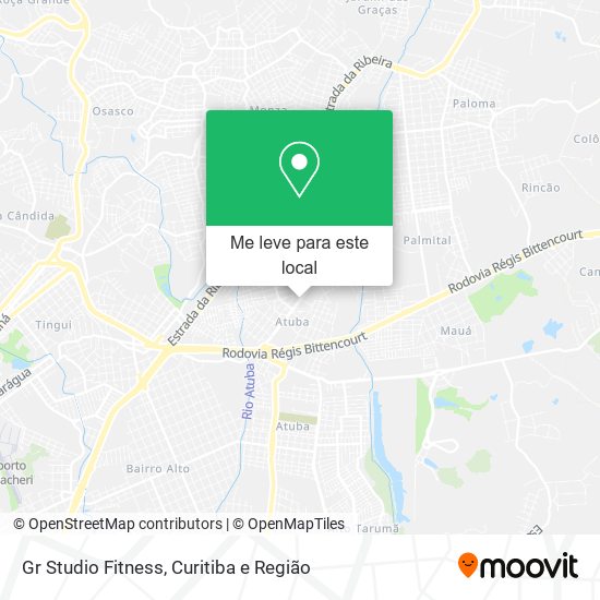 Gr Studio Fitness mapa