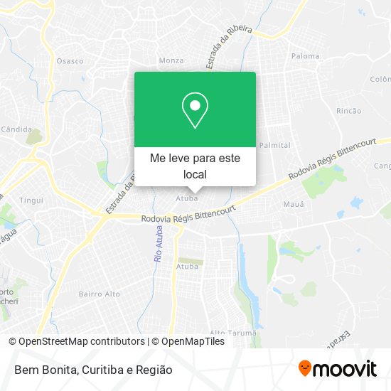 Bem Bonita mapa