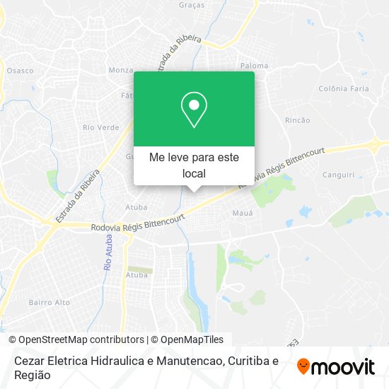 Cezar Eletrica Hidraulica e Manutencao mapa