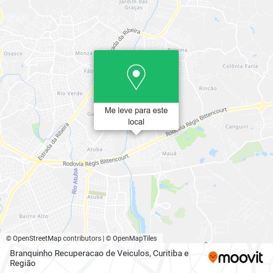 Branquinho Recuperacao de Veiculos mapa