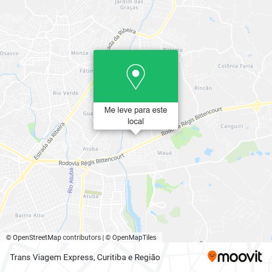 Trans Viagem Express mapa