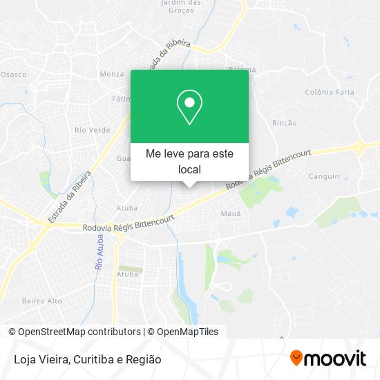 Loja Vieira mapa