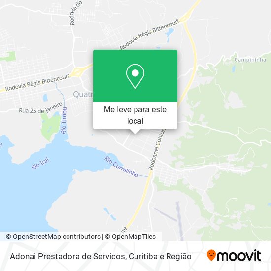 Adonai Prestadora de Servicos mapa