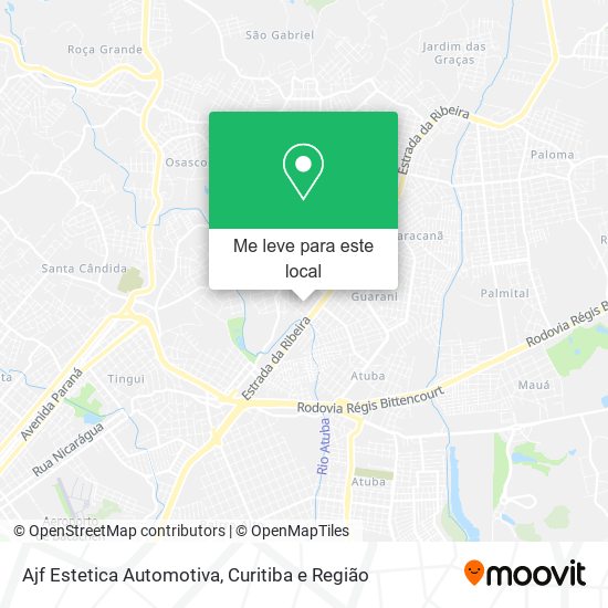 Ajf Estetica Automotiva mapa