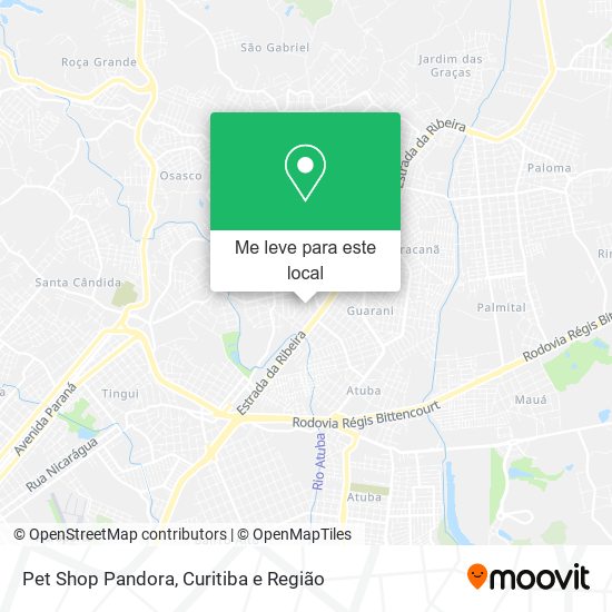 Pet Shop Pandora mapa