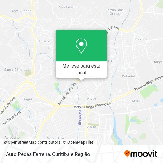 Auto Pecas Ferreira mapa