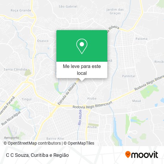 C C Souza mapa