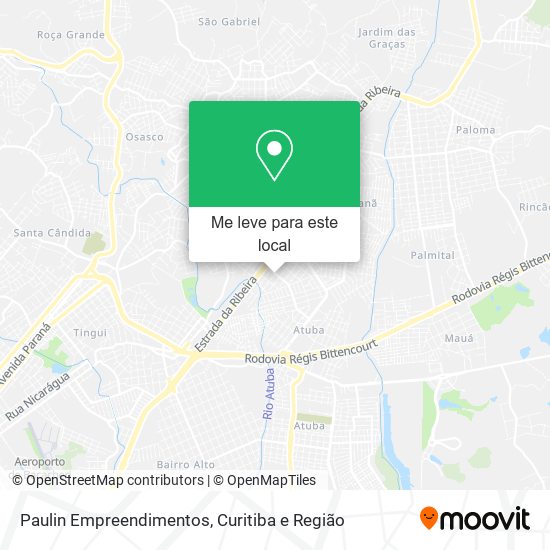 Paulin Empreendimentos mapa