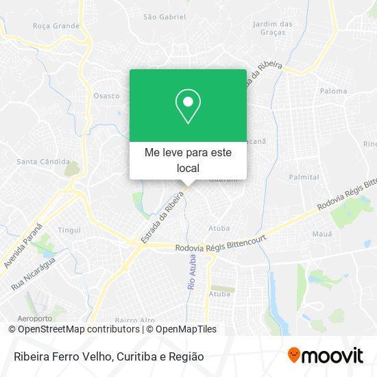 Ribeira Ferro Velho mapa