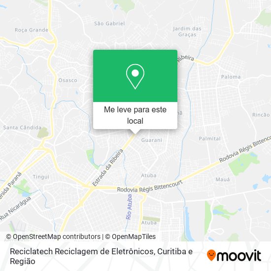 Reciclatech Reciclagem de Eletrônicos mapa