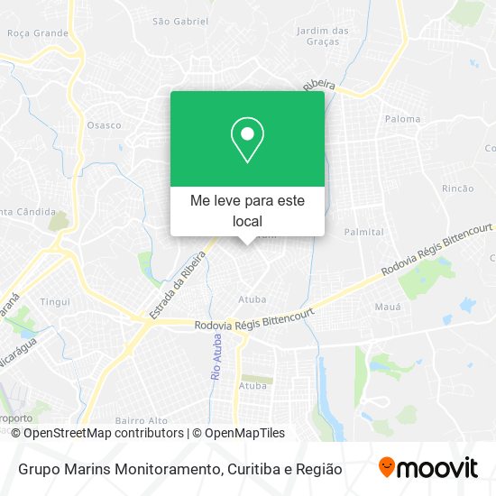 Grupo Marins Monitoramento mapa