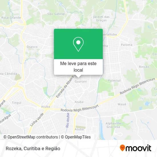 Rozeka mapa