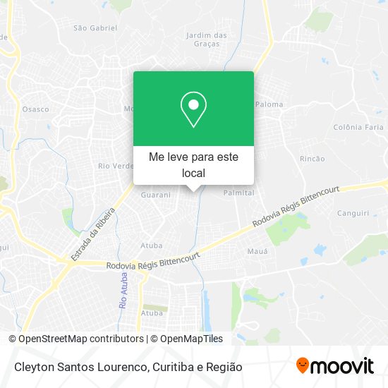 Cleyton Santos Lourenco mapa