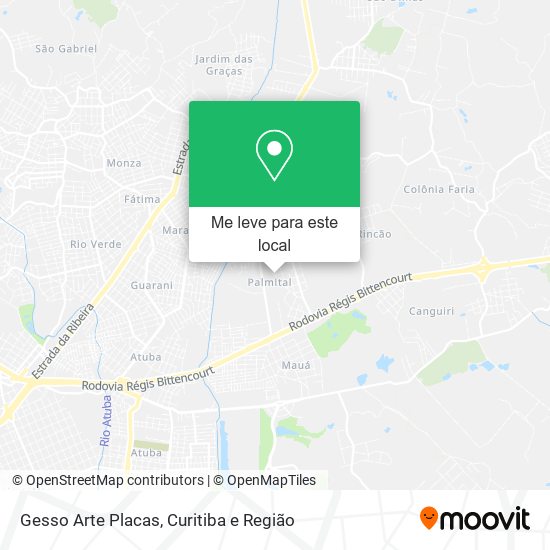 Gesso Arte Placas mapa