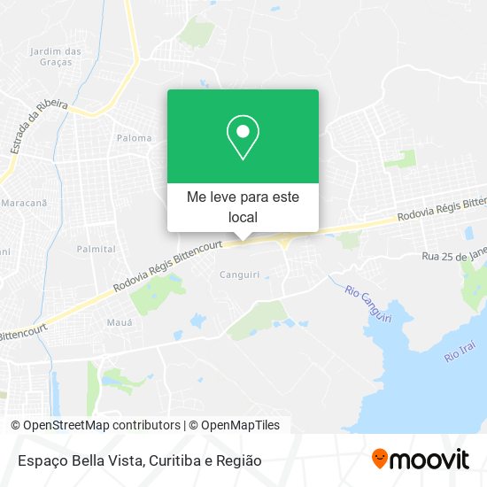 Espaço Bella Vista mapa