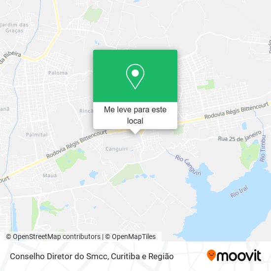 Conselho Diretor do Smcc mapa