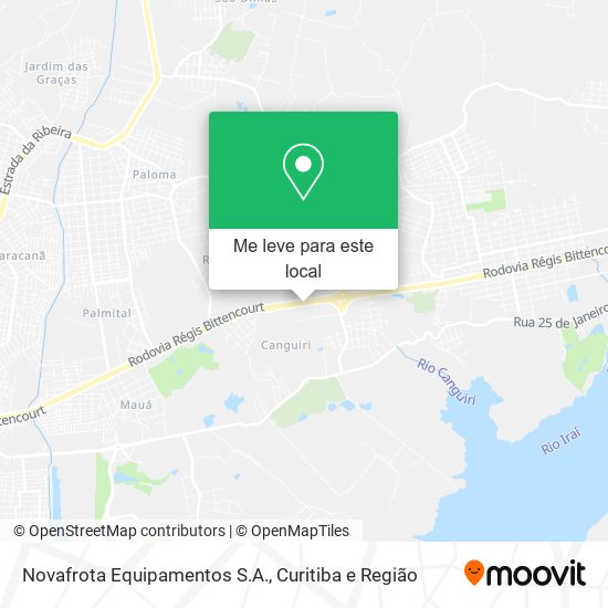 Novafrota Equipamentos S.A. mapa