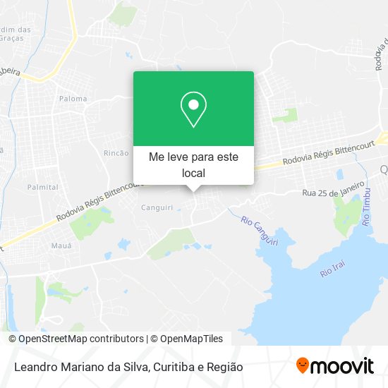 Leandro Mariano da Silva mapa