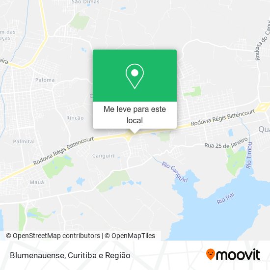 Blumenauense mapa