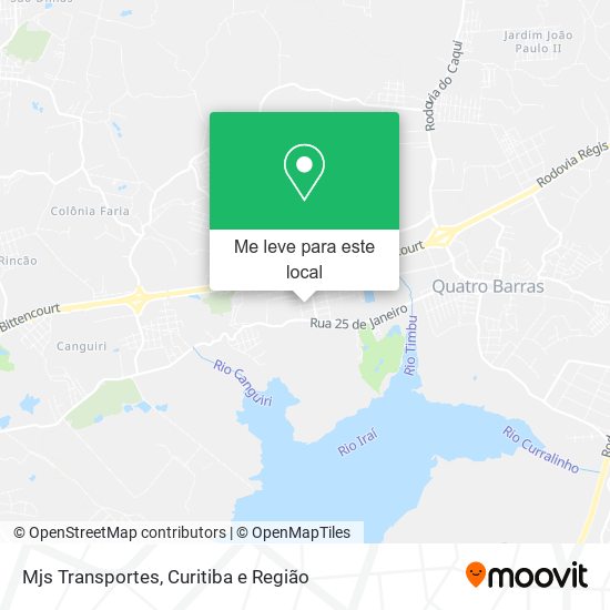 Mjs Transportes mapa