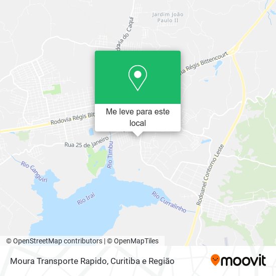 Moura Transporte Rapido mapa