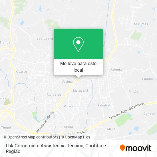 Lhk Comercio e Assistencia Tecnica mapa