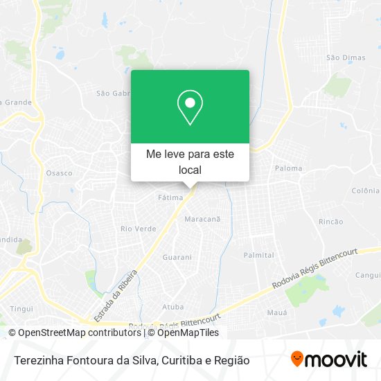 Terezinha Fontoura da Silva mapa