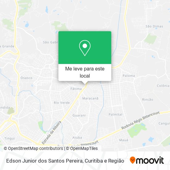 Edson Junior dos Santos Pereira mapa
