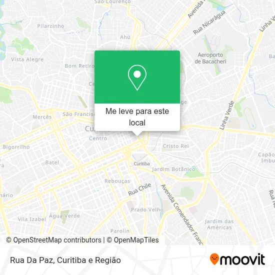 Rua Da Paz mapa