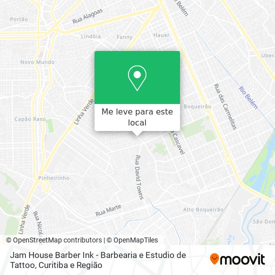Jam House Barber Ink - Barbearia e Estudio de Tattoo mapa