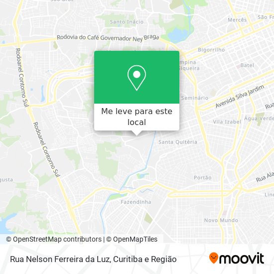 Rua Nelson Ferreira da Luz mapa