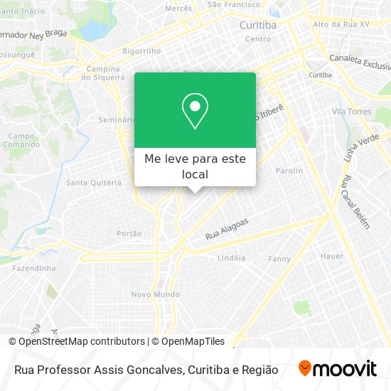 Rua Professor Assis Goncalves mapa