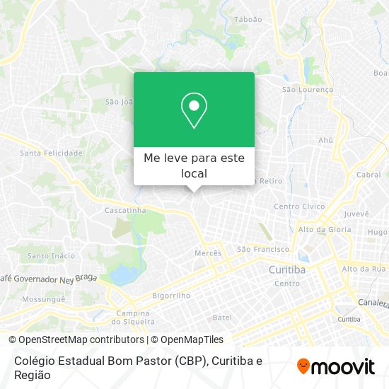 Colégio Estadual Bom Pastor (CBP) mapa