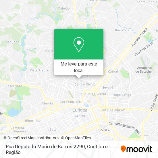 Rua Deputado Mário de Barros 2290 mapa