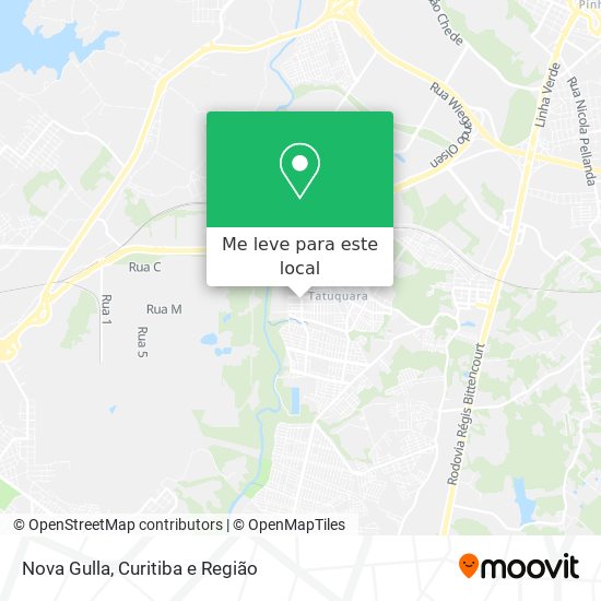 Nova Gulla mapa